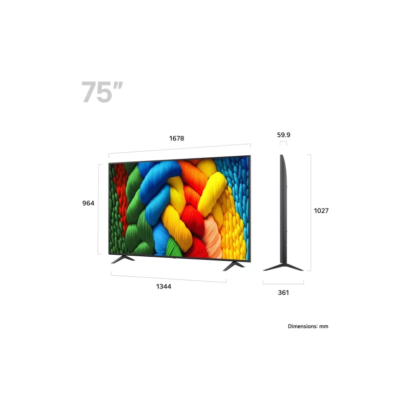 Kontrolsat - LG 75" Smart TV - (NanoCell - 4K UHD - webOS 25 - HDR10)