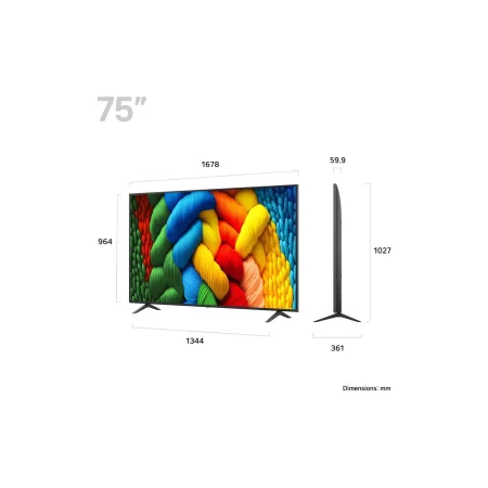 Kontrolsat - Smart TV LG 75" - (NanoCell - 4K UHD - webOS 25 - HDR10) - 75NANO80A6B Kontrolsat - Smart TV LG 75" - (NanoCell - 4K UHD - webOS 25 - HDR10) - 75NANO80A6B