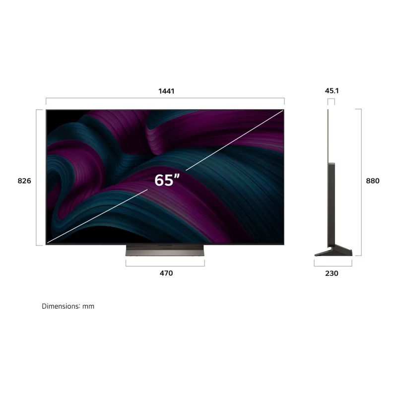Kontrolsat - Smart TV LG 65" - (OLED evo AI C5 - 4K UHD - webOS 25 - Dolby Vision)