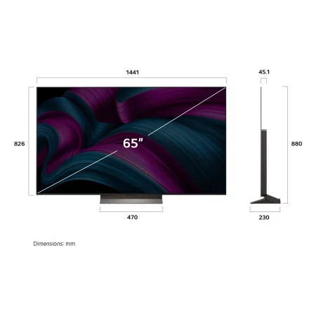 Kontrolsat - Smart TV LG 65" - (OLED evo AI C5 - 4K UHD - webOS 25 - Dolby Vision) Kontrolsat - Smart TV LG 65" - (OLED evo AI C5 - 4K UHD - webOS 25 - Dolby Vision)