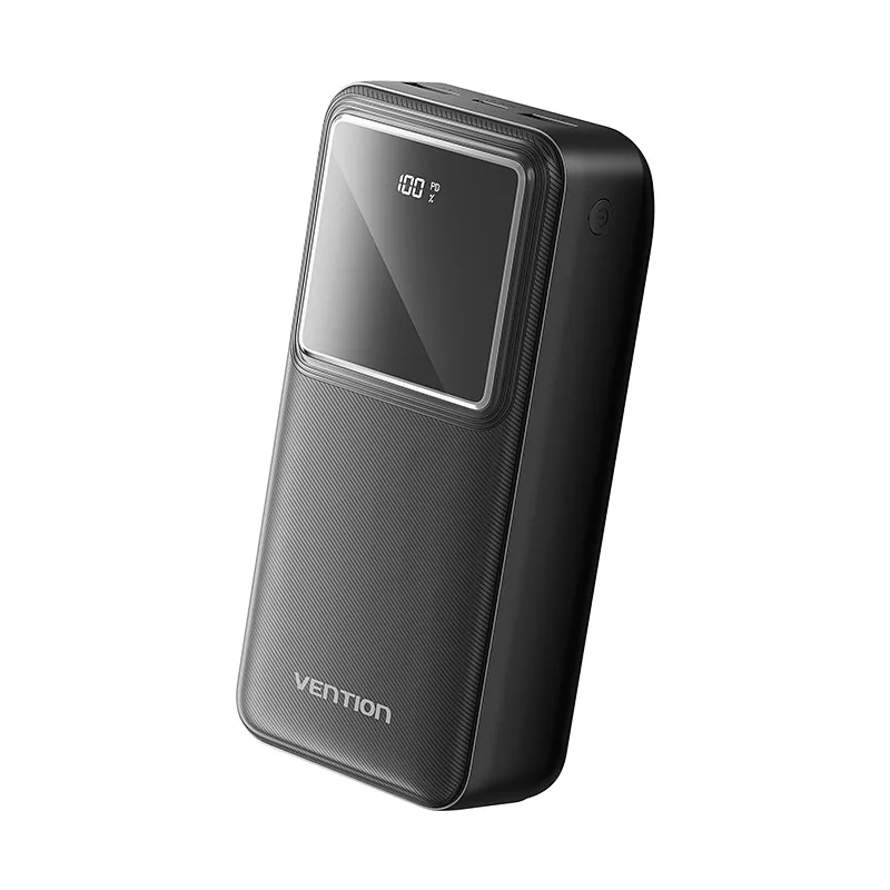 Kontrolsat - Powerbank 30000Mah Vention 22.5W Preta Kontrolsat - Powerbank 30000Mah Vention 22.5W Preta