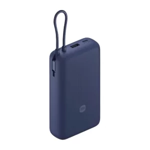 Kontrolsat - Xiaomi Power Bank 20000mAh 33W Azul – Carregamento Rápido com 3 Portas USB
