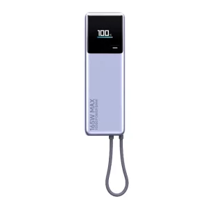Kontrolsat - Power Bank Xiaomi 10000mAh com Cabo Integrado – (165W, Cinzento)