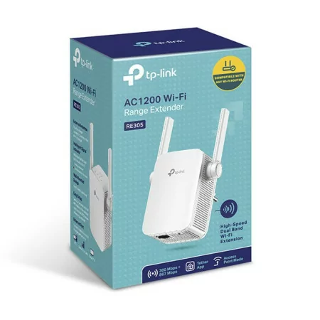 Repetidor de Sinal Wi-Fi Mesh* RE305 AC1200 com 2 Antenas - TP-Link|TP-Link|6935364097974