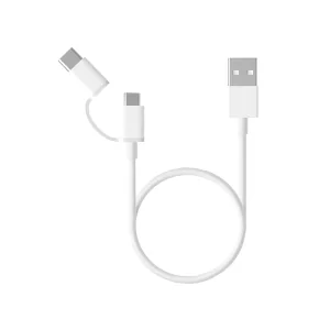 Kontrolsat - Cabo MI 2-em-1 USB Micro USB e Type-C 100cm