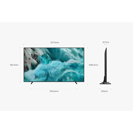 Kontrolsat - Smart TV Samsung 75" QLED 4K – TQ75Q7FAAUXXC (Processador Q4 AI, Quantum HDR, Dolby Atmos, Gaming Hub) Kontrolsat - Smart TV Samsung 75" QLED 4K – TQ75Q7FAAUXXC (Processador Q4 AI, Quantum HDR, Dolby Atmos, Gaming Hub)