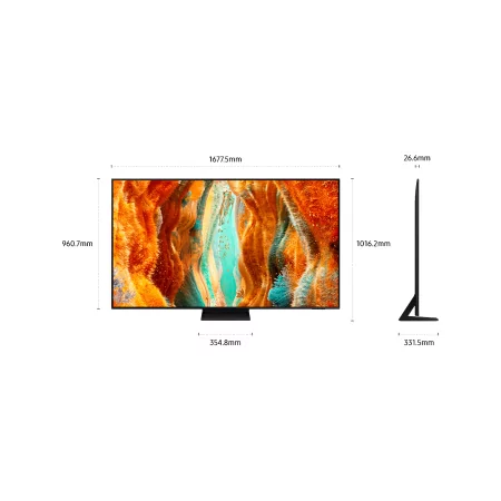 Kontrolsat - Smart TV Samsung 75" – (QLED 4K UHD - Neo QLED - Tizen - Dolby Atmos - TQ75QN70FAUXXC) Kontrolsat - Smart TV Samsung 75" – (QLED 4K UHD - Neo QLED - Tizen - Dolby Atmos - TQ75QN70FAUXXC)