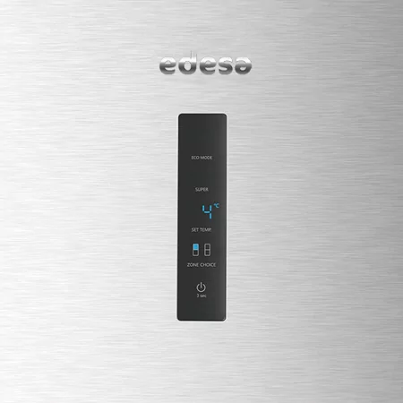 Kontrolsat - Edesa EFC-2035 NF EX Fridge Freezer (336L - Class D - Inox) Kontrolsat - Edesa EFC-2035 NF EX Fridge Freezer (336L - Class D - Inox)