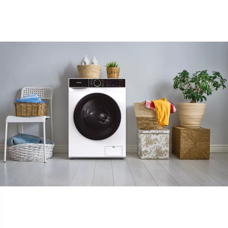 Kontrolsat - Máquina Lavar Roupa Edesa - 10Kg 1400RPM Branca - EWF10400 WH