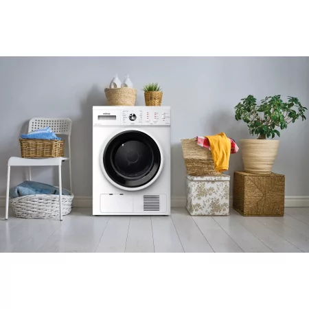 Kontrolsat - Máquina de Secar Roupa Edesa ESC-8161 WH (8kg - Classe B) Kontrolsat - Máquina de Secar Roupa Edesa ESC-8161 WH (8kg - Classe B)