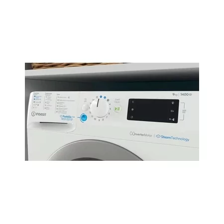 Kontrolsat - Máquina de Lavar Indesit BWE91496X 9Kg Inverter Eficiente e Silenciosa Kontrolsat - Máquina de Lavar Indesit BWE91496X 9Kg Inverter Eficiente e Silenciosa