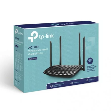 Router Wi-Fi Archer C6 AC1200 Dual Band até 1200Mbps - TP-Link|TP-Link|6935364088903