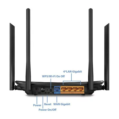 Router Wi-Fi Archer C6 AC1200 Dual Band até 1200Mbps - TP-Link|TP-Link|6935364088903