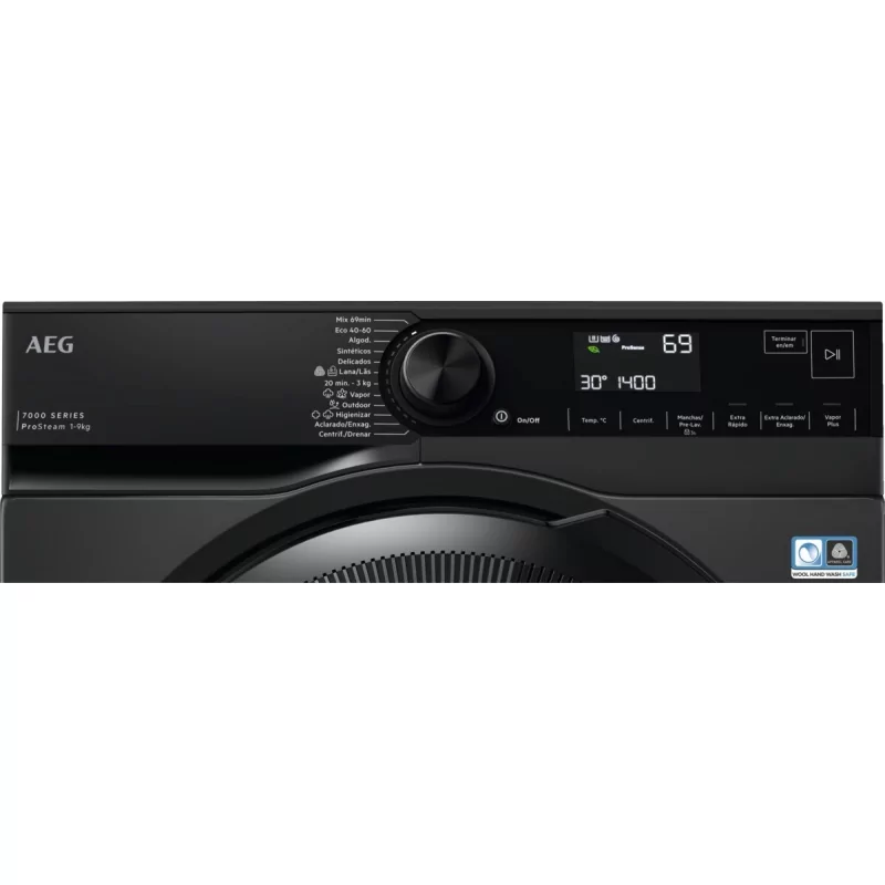 Kontrolsat - Máquina Lavar Roupa AEG - 9Kg 1400RPM Inverter Preto| LFR7394V4B