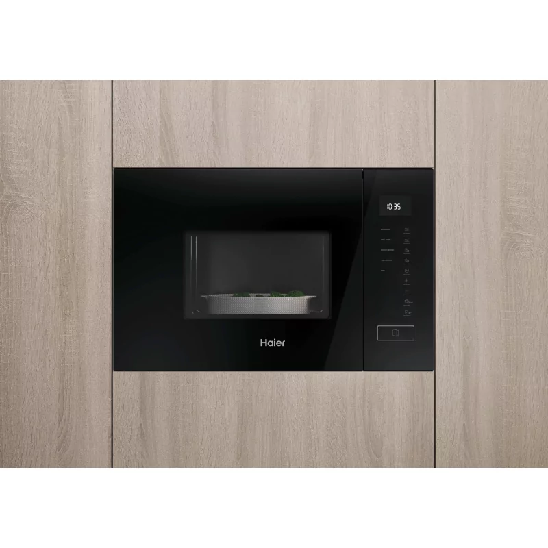 Kontrolsat - Micro-ondas Encastrado com Grelha Haier H38FMWID4ID27N (20 L - 900 W + 1000 W - Preto - Integrado)