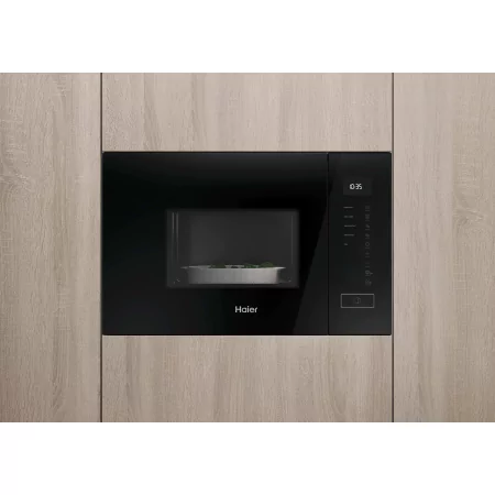 Kontrolsat - Built-in Microwave with Grill Haier H38FMWID4ID27N (20 L - 900 W + 1000 W - Black - Integrated) Kontrolsat - Built-in Microwave with Grill Haier H38FMWID4ID27N (20 L - 900 W + 1000 W - Black - Integrated)