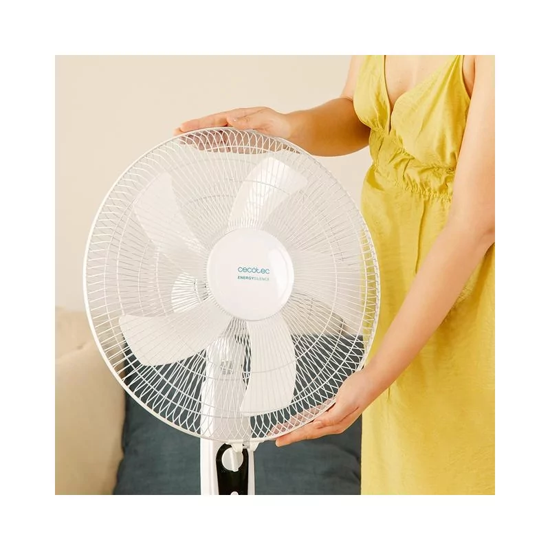 Kontrolsat - Cecotec Standing Fan - 45W 135cm - Energy Silence 515 MaxFlow - White