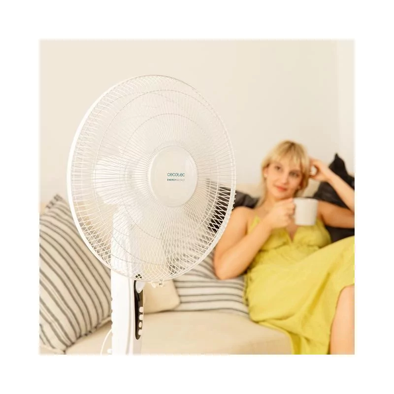 Kontrolsat - Ventoinha de Pé Cecotec - 45W 135cm - Energy Silence 515 MaxFlow - Branco