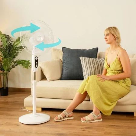 Kontrolsat - Cecotec Standing Fan - 45W 135cm - Energy Silence 515 MaxFlow - White Kontrolsat - Cecotec Standing Fan - 45W 135cm - Energy Silence 515 MaxFlow - White