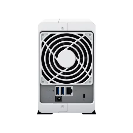 Kontrolsat - NAS Synology DiskStation DS223j | 2 Baías | CPU 4-Core Realtek RTD1619B | RAM 1GB DDR4 | Branco