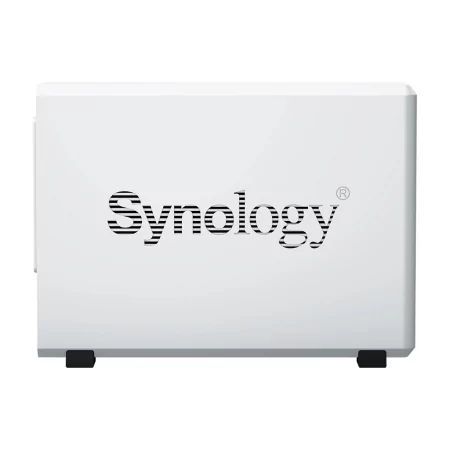 Kontrolsat - NAS Synology DiskStation DS223j | 2 Baías | CPU 4-Core Realtek RTD1619B | RAM 1GB DDR4 | Branco