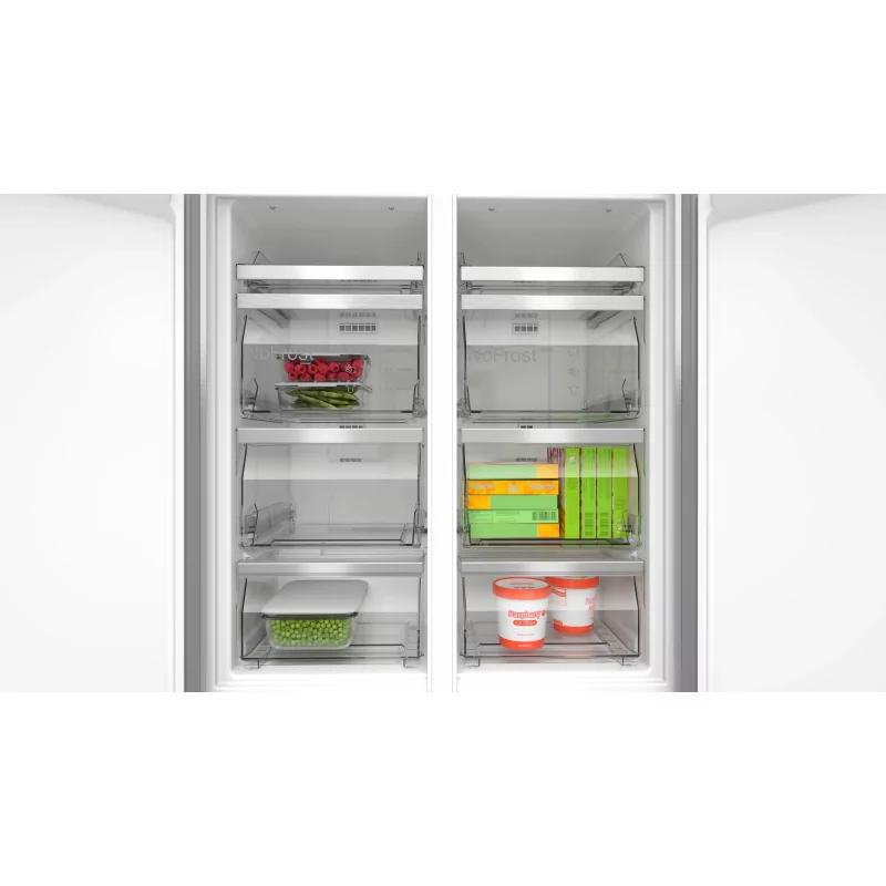 Kontrolsat - Bosch KMC85LBEA American Fridge Freezer (547L - Class E - Black)