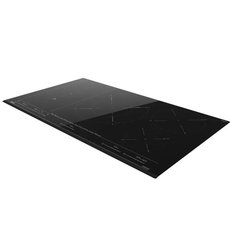 Kontrolsat - Placa Indução Teka (5 Zonas - 90cm) – Cozinhado Rápido, 3.6kW Vidro Preto