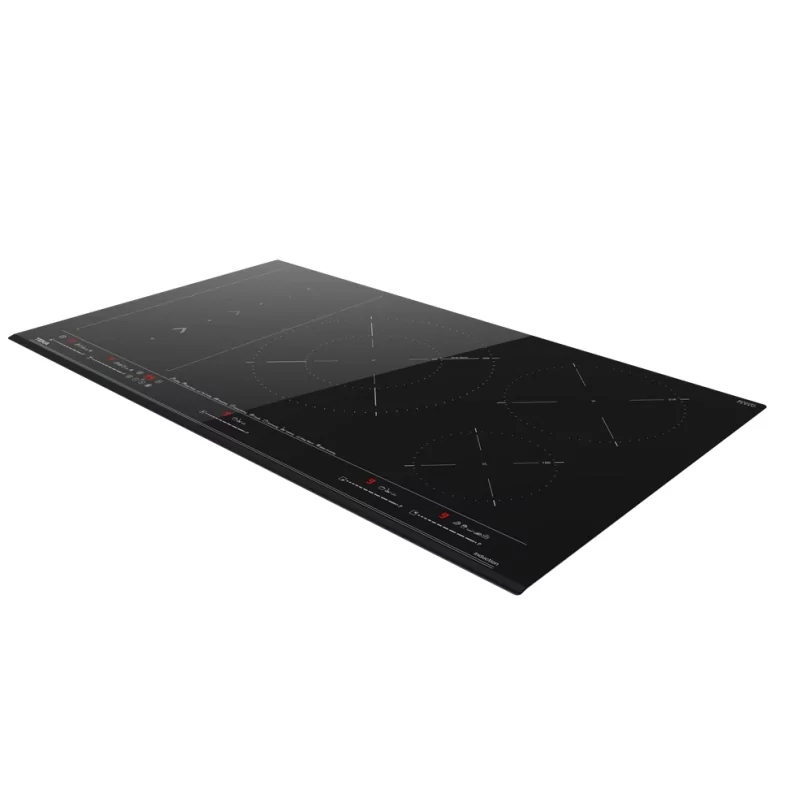 Kontrolsat - Placa Indução Teka (5 Zonas - 90cm) – Cozinhado Rápido, 3.6kW Vidro Preto