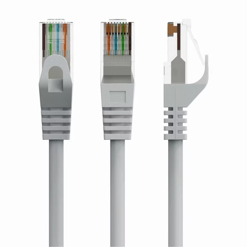 Kontrolsat - Cabo de Rede Cat6 UTP Gembird PP6U-1M (1 m - UTP - Cinza)
