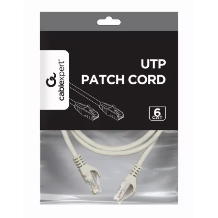Kontrolsat - Gembird Cat6 Network Cable PP6U-1M (1m - UTP - Grey)
