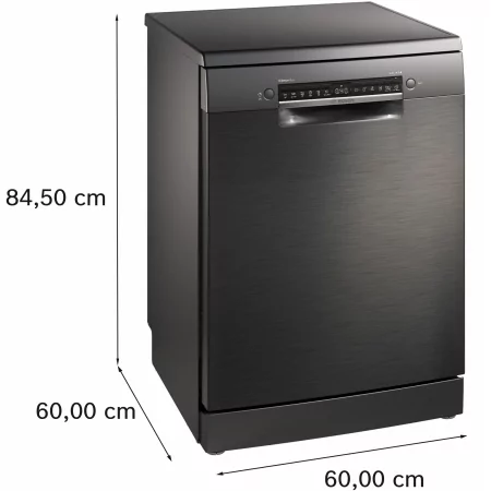 Kontrolsat - BOSCH Dishwasher SMS4EMC06E - 14 Place Settings, Class B, Black Steel Kontrolsat - BOSCH Dishwasher SMS4EMC06E - 14 Place Settings, Class B, Black Steel