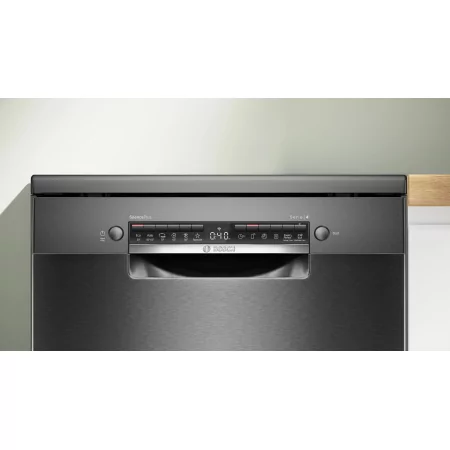 Kontrolsat - BOSCH Dishwasher SMS4EMC06E - 14 Place Settings, Class B, Black Steel Kontrolsat - BOSCH Dishwasher SMS4EMC06E - 14 Place Settings, Class B, Black Steel