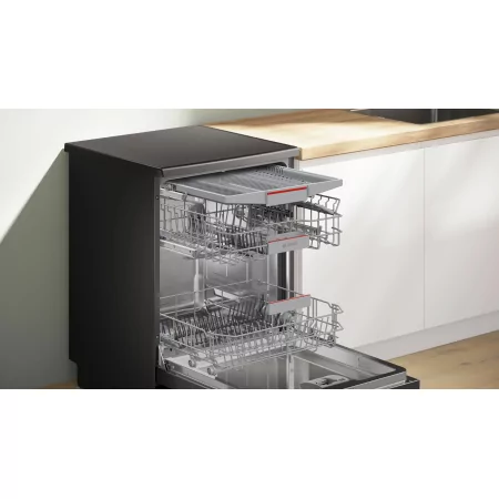 Kontrolsat - BOSCH Dishwasher SMS4EMC06E - 14 Place Settings, Class B, Black Steel Kontrolsat - BOSCH Dishwasher SMS4EMC06E - 14 Place Settings, Class B, Black Steel