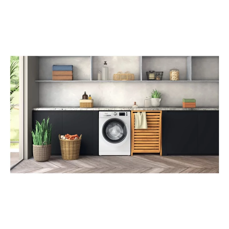 Kontrolsat - Hotpoint Washing Machine - (8KG - 1400RPM - Class A - White) - NM11 847 WS A EU