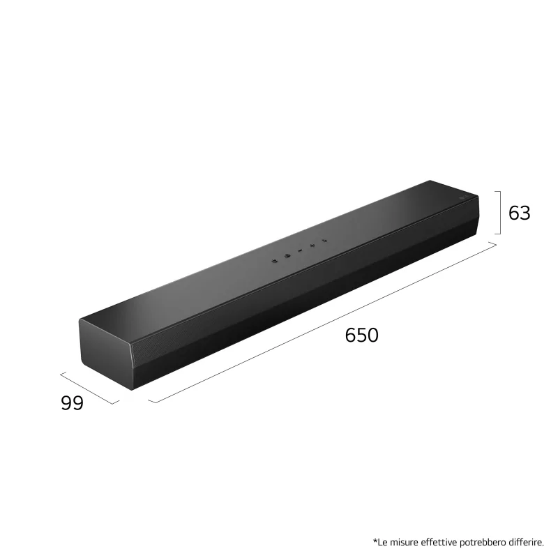 Kontrolsat - Soundbar LG S20A (50W - 2.0 Canais - Subwoofer Integrado)