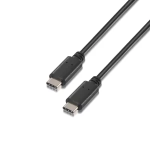 Kontrolsat - Cabo USB-C Aisens - (2.0 - 0.5M - Preto) - A107-0055