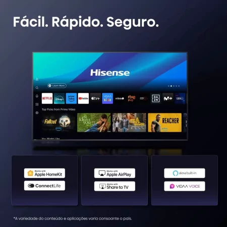 Kontrolsat - Smart TV Hisense 85 - (216cm - VIDAA OS - UHD 4K) - 85A6Q Kontrolsat - Smart TV Hisense 85 - (216cm - VIDAA OS - UHD 4K) - 85A6Q