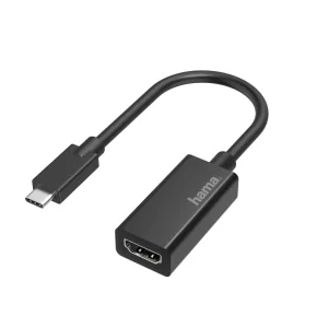 Kontrolsat - Adaptador Hama USB-C para HDMI Ultra-HD 4K (00200315 - Resolução 4K 30Hz - Compatível Thunderbolt 3/4)