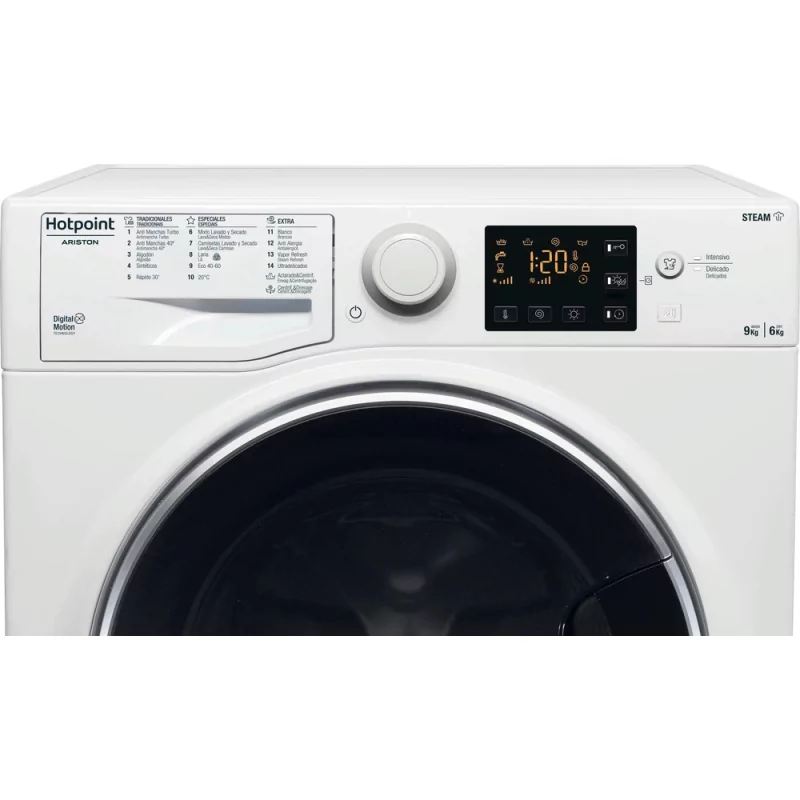 Kontrolsat - Máquina de Lavar e Secar Roupa Hotpoint RDG 964348 WD V SPT (9kg/6kg - 1351rpm - Classe C)