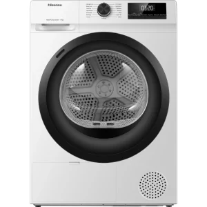 Kontrolsat - Máquina Secar Roupa Hisense DHQE800BW (8kg - Bomba de Calor - D)