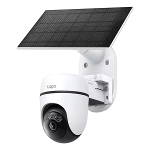 Kontrolsat - TC90KIT - TP-Link Tapo TC90 Kit Smart Security Camera - Outdoor Wi-Fi Pan/Tilt + Solar Panel