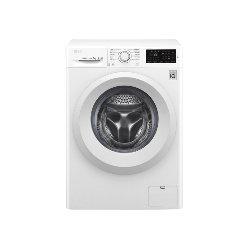 Máquina de Lavar Roupa LG - 7Kg 1400RPM - F4J5QN3W|LG|8801031812608