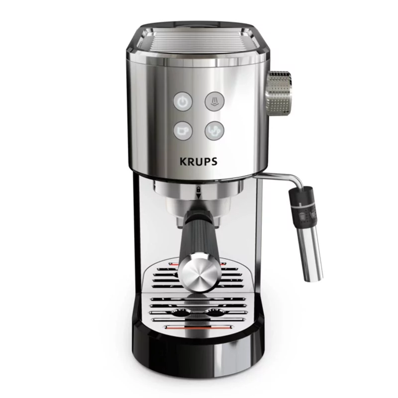 Kontrolsat - Máquina Café Expresso Krups Virtuoso+ 15 bar 1400W - Inox - XP444C10