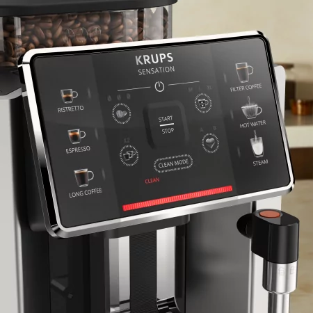 Kontrolsat - Máquina Café Expresso Krups Sensation 15 bar 1450W - Preto - EA910A10 Kontrolsat - Máquina Café Expresso Krups Sensation 15 bar 1450W - Preto - EA910A10