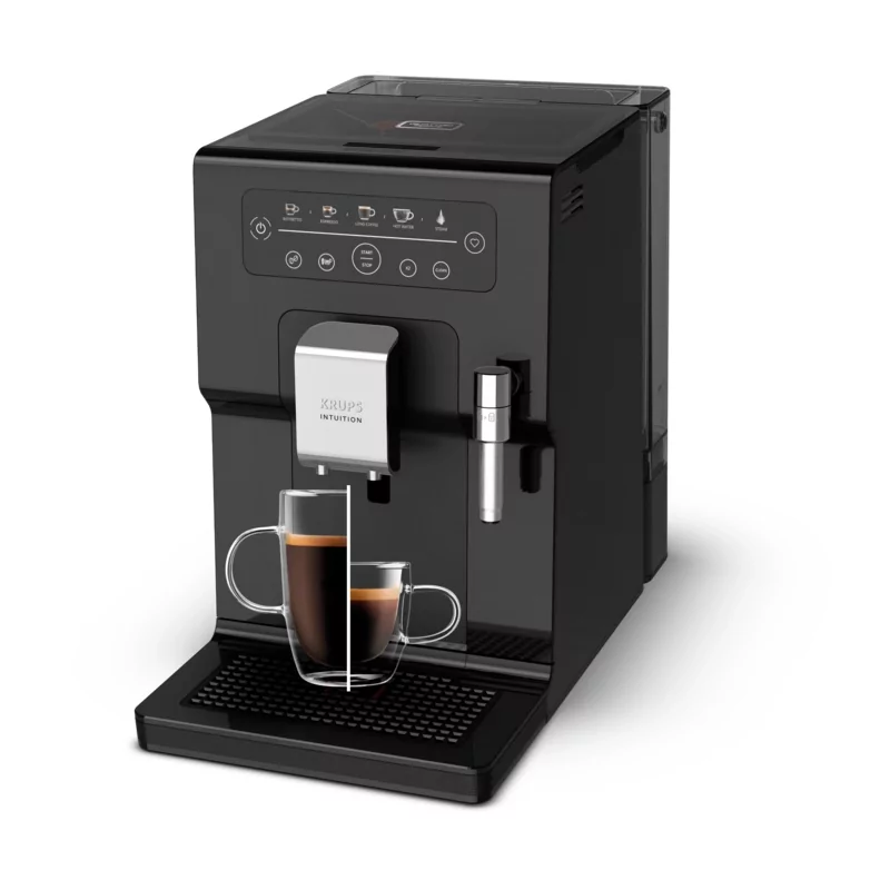 Kontrolsat - Krups EA870810 Intuition Essential Automatic Coffee Machine (15 bar - 1450 W - Black)