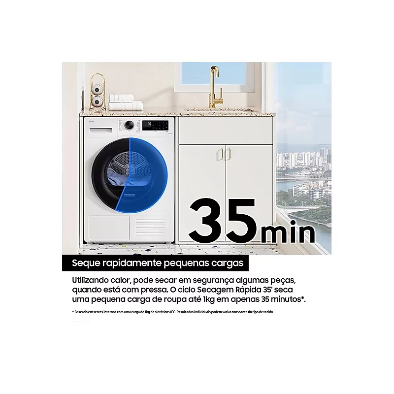 Kontrolsat - Samsung Clothes Dryer 9kg Heat Pump - DV90DG52A0AEEP