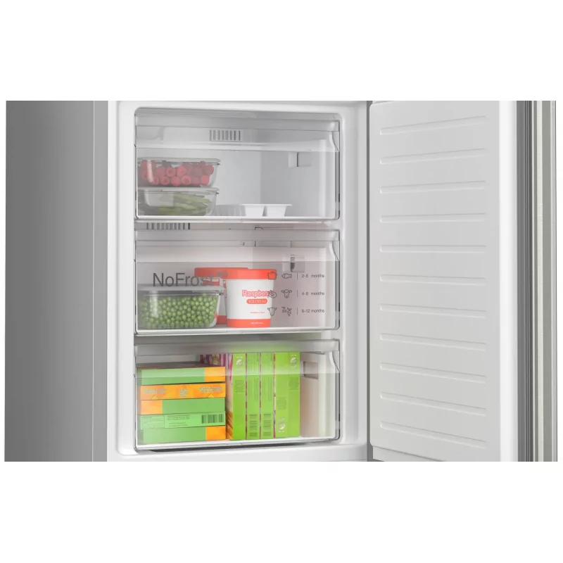Kontrolsat - Combinado Bosch KGN362ICF (321L - Classe C - Inox)