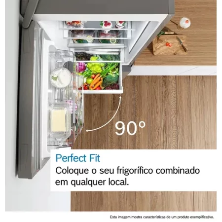 Kontrolsat - Bosch KGN362WED Fridge Freezer (326L - Class E - White) Kontrolsat - Bosch KGN362WED Fridge Freezer (326L - Class E - White)