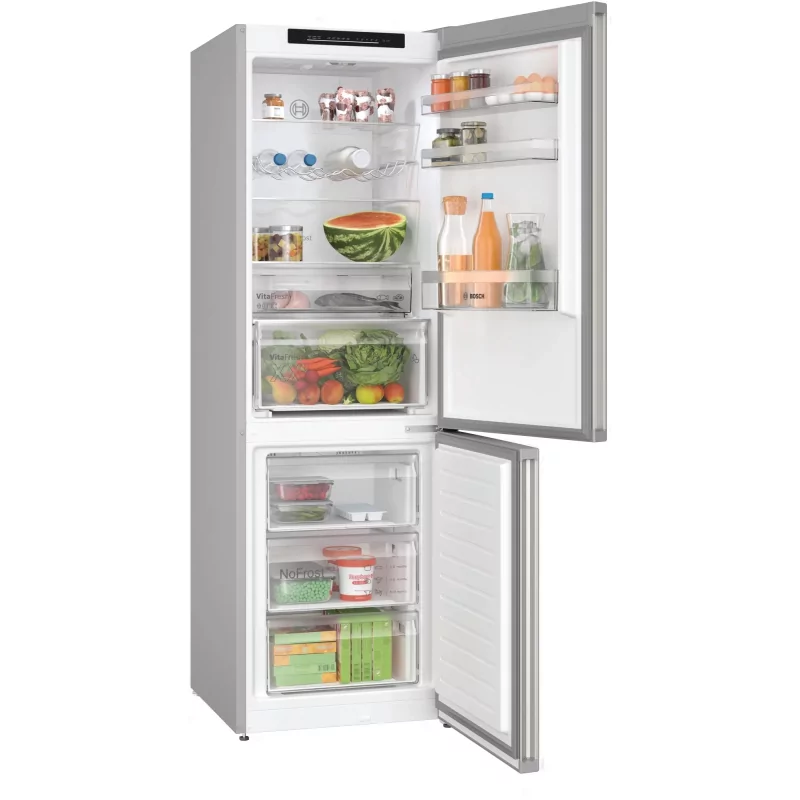 Kontrolsat - Combinado Bosch KGN362ICF (321L - Classe C - Inox)