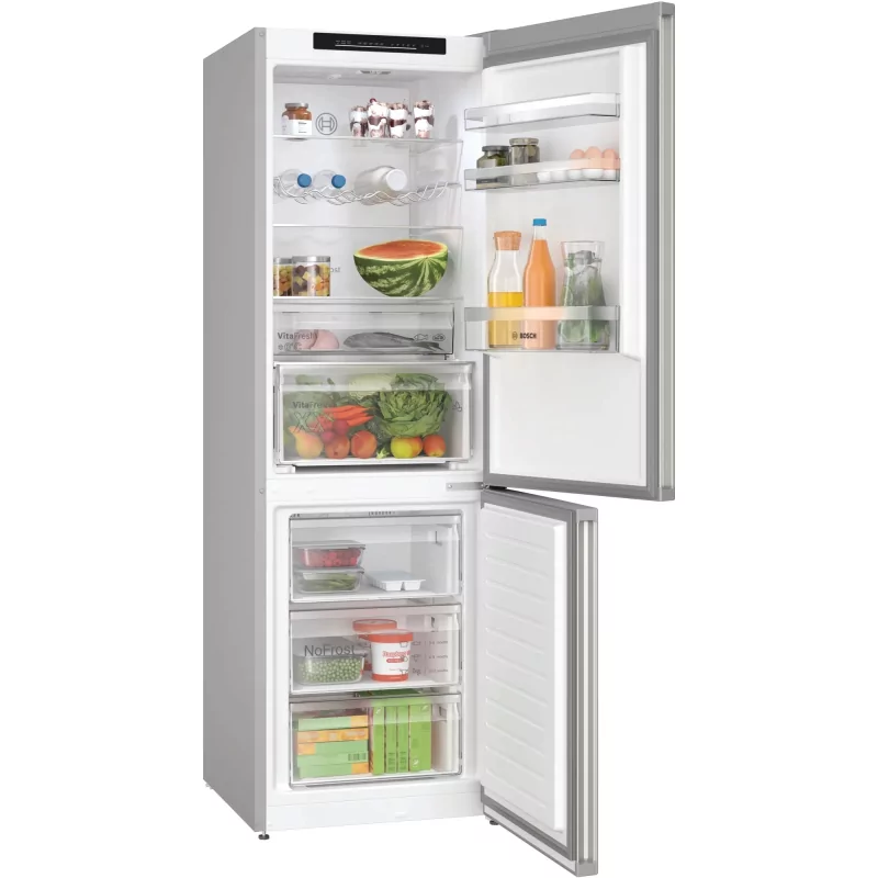 Kontrolsat - Combinado Bosch KGN362ICF (321L - Classe C - Inox)